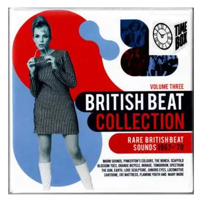 3CD Various: British Beat Collection Volume Three: Rare British Beat Sounds 1967-'70