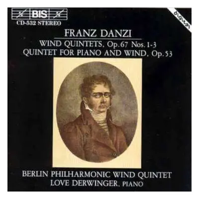 CD Love Derwinger: Volume 3 - Wind Quintets, Op. 67 Nos. 1-3 / Quintet For Piano And Wind, Op. 5