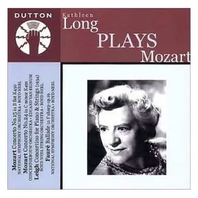 CD Wolfgang Amadeus Mozart: Kathleen Long Plays Mozart