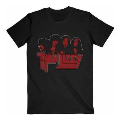 Tričko Band Photo Logo Thin Lizzy XL