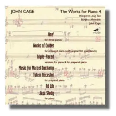 CD John Cage: The Works For Piano 4