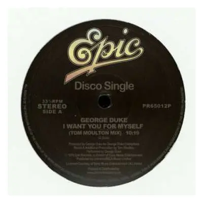 LP George Duke: I Want You For Myself (Tom Moulton Mix)