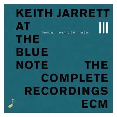 CD Keith Jarrett: Keith Jarrett At The Blue Note - Saturday, June 4th 1994 1st Set