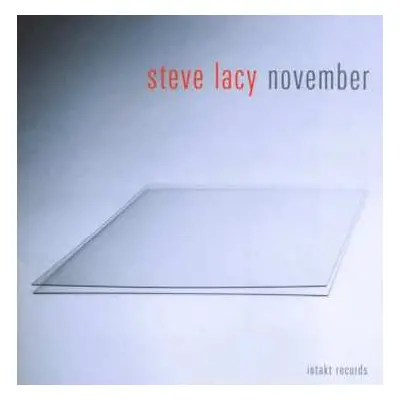 CD Steve Lacy: November