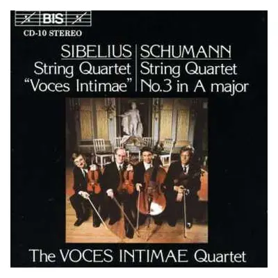 CD Voces Intimae Quartet: String Quartet "Voces Intimae" / String Quartet No. 3 In A Major