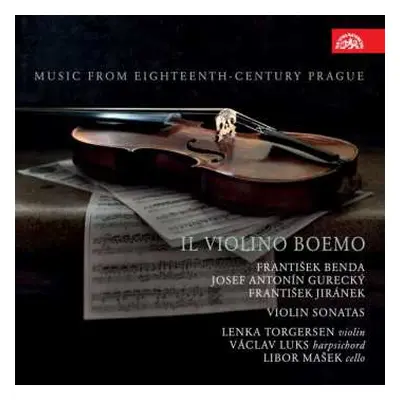 CD Lenka Torgersen: Il Violino Boemo. Hudba Prahy 18. sto