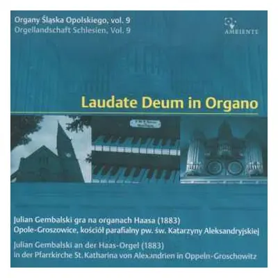 CD Various: Julian Gembalski - Laudate Deum In Organo