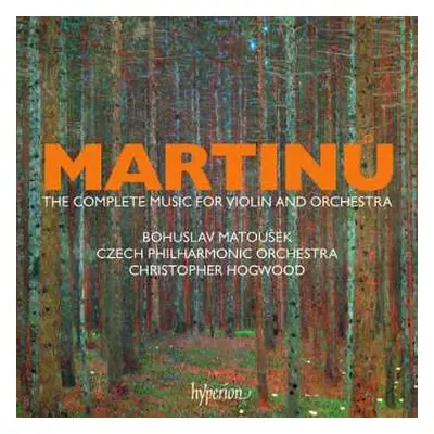 4CD/Box Set Bohuslav Martinů: The Complete Music For Violin And Orchestra