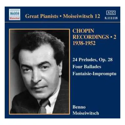 CD Various: Benno Moiseiwitsch - Chopin Recordings Vol.2