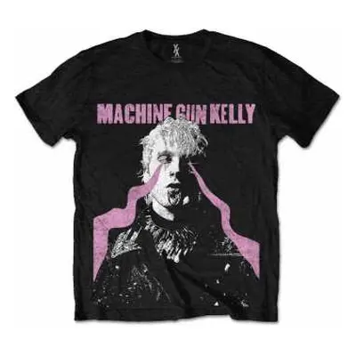 Machine Gun Kelly Unisex T-shirt: Laser Eye (back Print) (medium) M