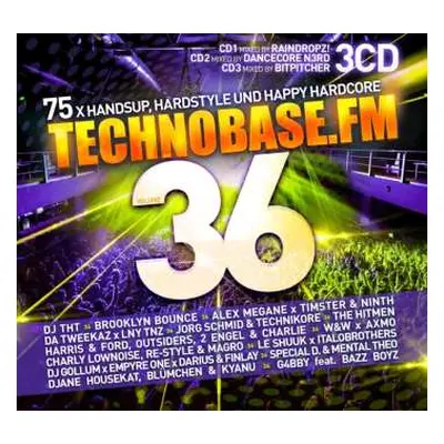 3CD Various: Technobase.fm Vol.36