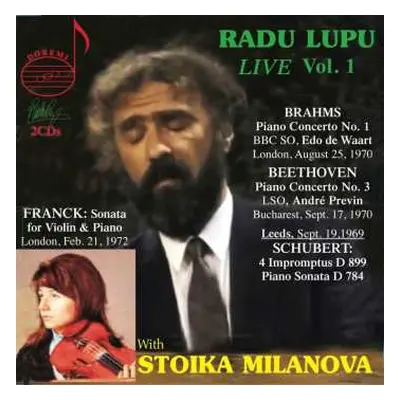 2CD Johannes Brahms: Radu Lupu - Live Vol.1