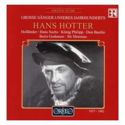 CD Various: Hans Hotter - Opernmonologe 1957-1962