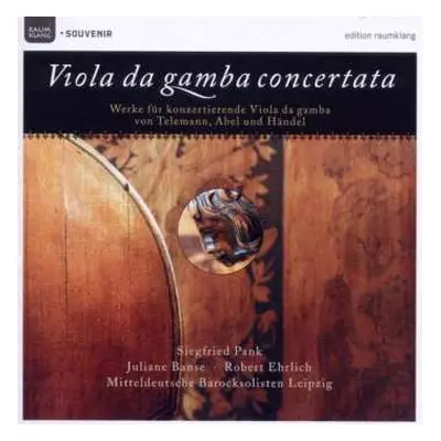 CD Georg Philipp Telemann: Viola Da Gamba Concertata