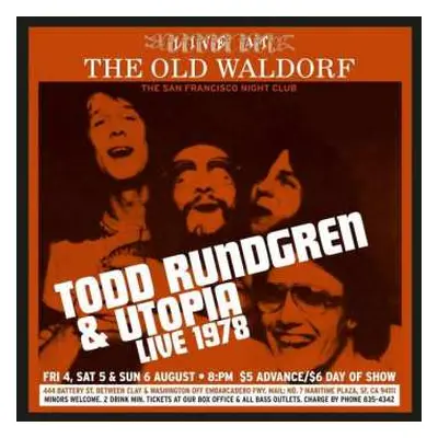 2CD Utopia: Live At The Old Waldorf