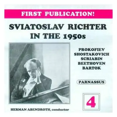 2CD Sergei Prokofiev: Sviatoslav Richter In The 1950s - 4