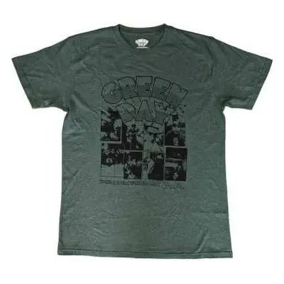 Green Day Unisex T-shirt: Dookie Frames (medium) M