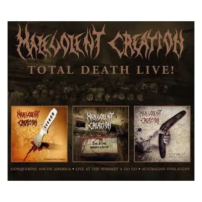 3CD Malevolent Creation: Total Death Live!