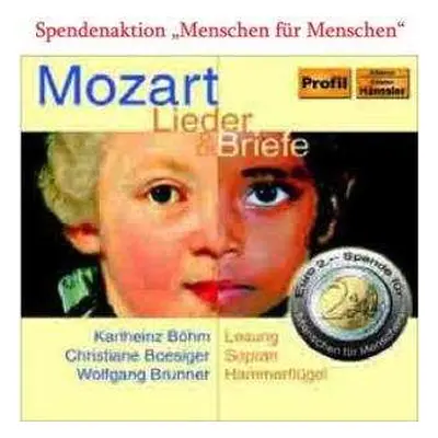 CD Wolfgang Amadeus Mozart: Lieder & Briefe