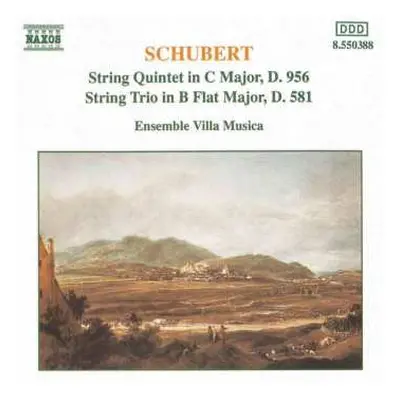 CD Franz Schubert: String Quintet In C Major, D. 956 / String Trio In B Flat Major, D. 581