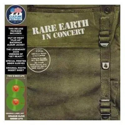 2LP Rare Earth: Rare Earth In Concert LTD | CLR