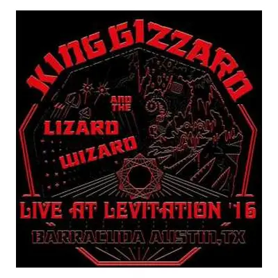 2LP King Gizzard And The Lizard Wizard: Live At Levitation '16 CLR