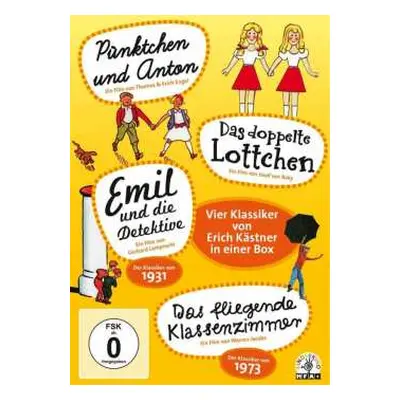 4DVD Various: Erich Kästner Box - Die Vier Großen Klassiker