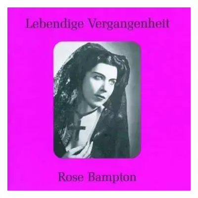 CD Various: Rose Bampton Singt Arien & Lieder