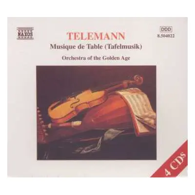 4CD Georg Philipp Telemann: Tafelmusik Vol.1-4 (teile 1-3)