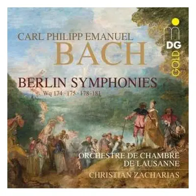 SACD Carl Philipp Emanuel Bach: Berlin Symphonies, Wq174-175, 179-181