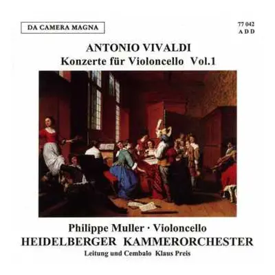 CD Antonio Vivaldi: Cellokonzerte Vol.1