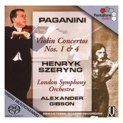 SACD Niccolò Paganini: Violinkonzerte Nr.1 & 4