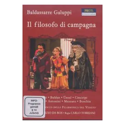 DVD Baldassare Galuppi: Il Filosofo Di Campagna