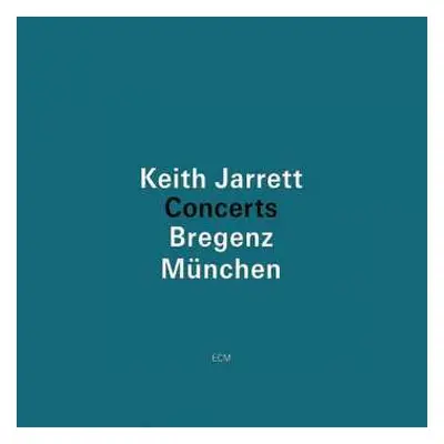 3CD Keith Jarrett: Concerts (Bregenz München)