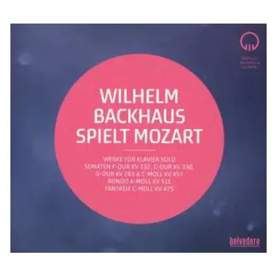 CD Various: Wilhelm Backhaus Spielt Mozart