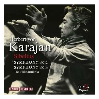 CD Herbert von Karajan: Symphonies No.2, Op.43, No.4 Op.63