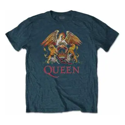 Queen Unisex T-shirt: Classic Crest (small) S