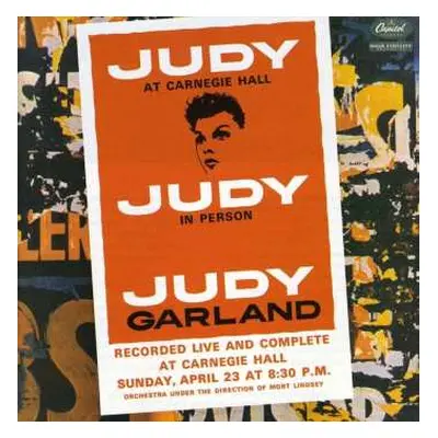 2CD Judy Garland: Judy At Carnegie Hall