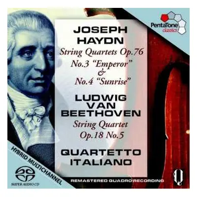 SACD Ludwig van Beethoven: String Quartets Op. 76 No. 3 "Emperor" & No. 4 "Sunrise" / Strig Quar