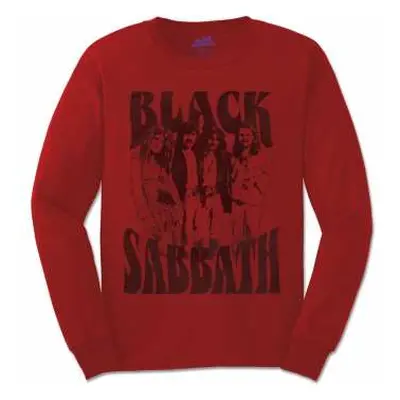 Black Sabbath Unisex Long Sleeve T-shirt: Band And Logo (large) L