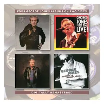 2CD George Jones: Still The Same Ole Me / First Time Live! / One Woman Man / Friends In High Pla