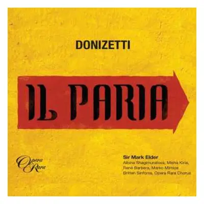 2CD Gaetano Donizetti: Il Paria