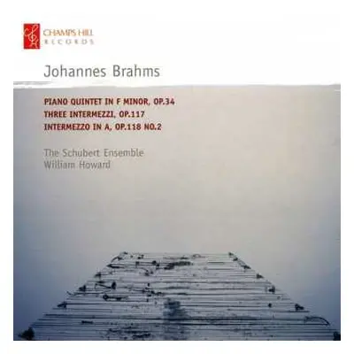 CD Johannes Brahms: Piano Quintet; Intermezzi