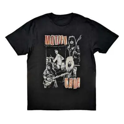 Motley Crue Unisex T-shirt: Vintage Punk Collage (x-large) XL