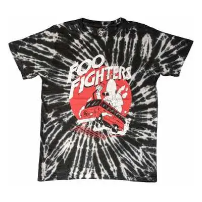 Foo Fighters Unisex T-shirt: Speeding Bus (wash Collection) (x-large) XL