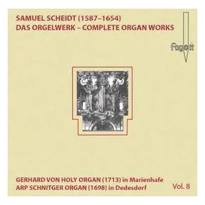 CD Samuel Scheidt: Das Orgelwerk Vol.8