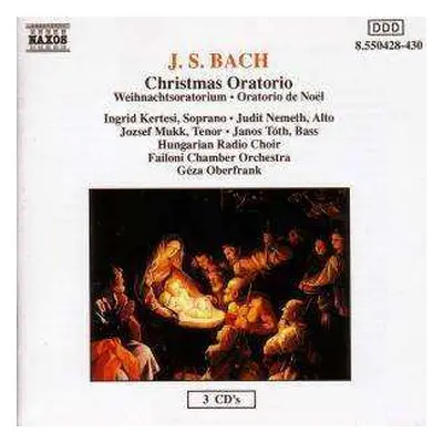 3CD Johann Sebastian Bach: Christmas Oratorio, BWV 248