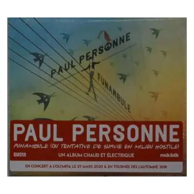 CD Paul Personne: Funambule (Ou Tentative De Survie En Milieu Hostile) DIGI