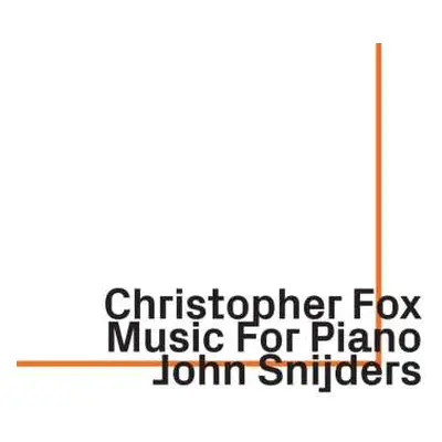 CD John Snijders: Music For Piano