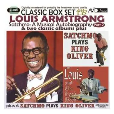 2CD Louis Armstrong: Satchmo, A Musical Autobiography Part 2 & Two Classic Albums Plus